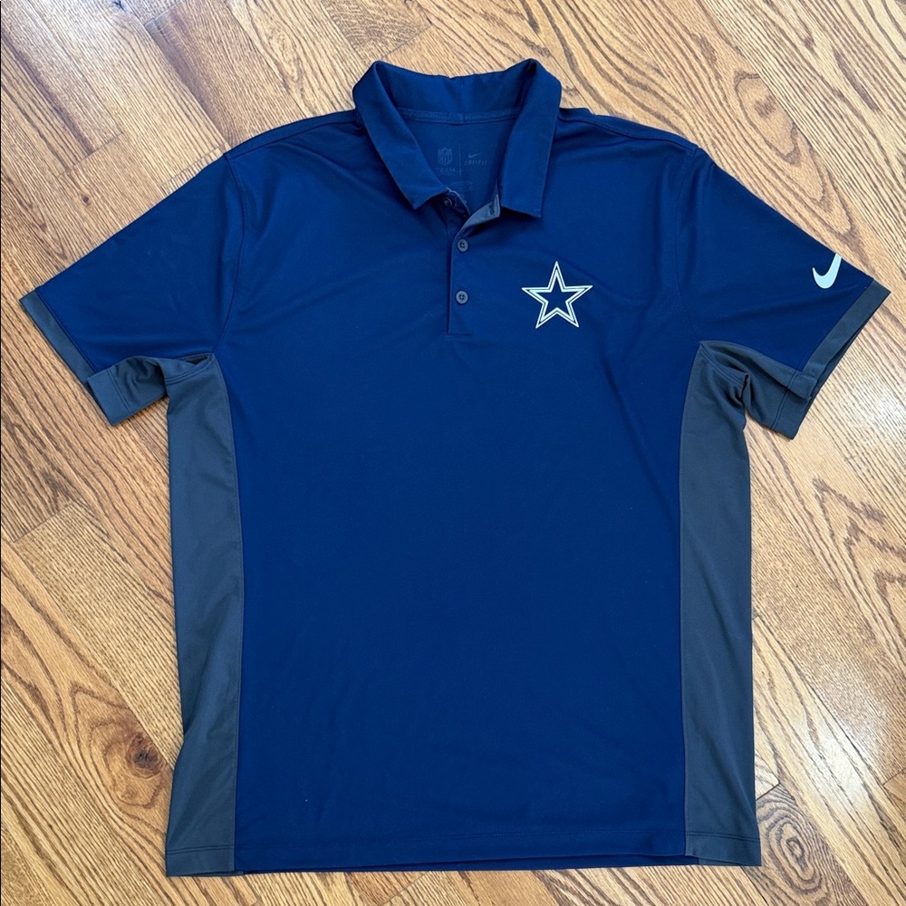 Men’s Dallas Cowboys Nike Dri-Fit Polo Shirt. Size XL. Excellent Condition.